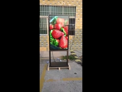 55 inch lcd digitale outdoor totem super slanke dikte 98 mm natuurlijk koelsysteem