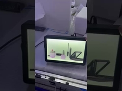 Op maat gemaakte vorm Transparent LCD Display Cooler 4000 1 Contrast ratio HDMI VGA USB Interface 120W