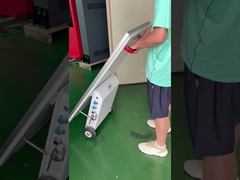 43 LCD draagbare reclame-schermen scherm signage batterij aangedreven mobiele kiosk totem draagbare graven