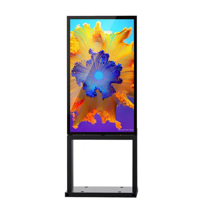55' IP66 optische binding waterdicht 2500 nits outdoor lcd advertentie digitale display kiosk met lage energieverlies