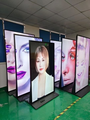 Staand 75 inch interactief digitaal signage display totem Full hd 1080p LCD Monitor Touch Screen Kiosk Reclame scherm