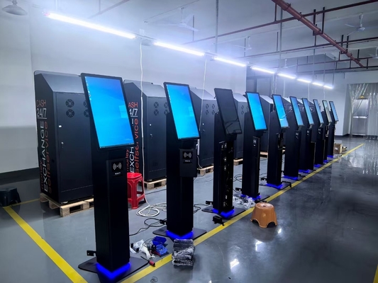 Ground Stand Self Service Bestelling en Betaling Kiosk Ondersteuning Aanpassing 24 27 32 Inch Self Order Payment Kiosks
