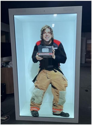 86/75 Inch See Through Lcd Screen LCD transparante vitrine 3D Holografische Box